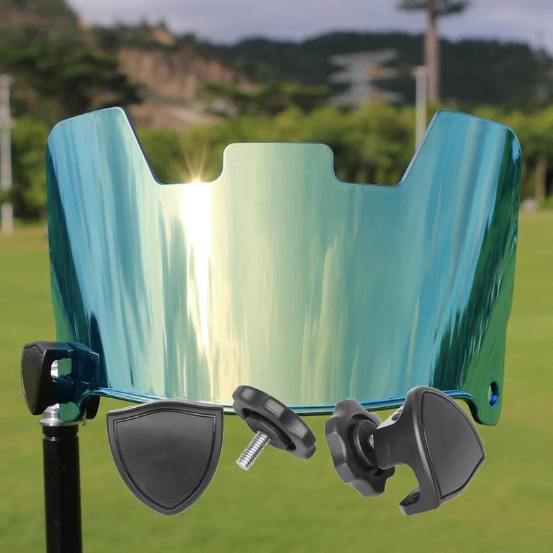 Universal American Football Helmet Visor Rainbow Chrome Eye Shield Visor & Clips