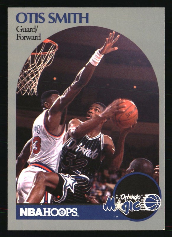 Otis Smith 1990-91 Hoops #221 BASKETBALL Card