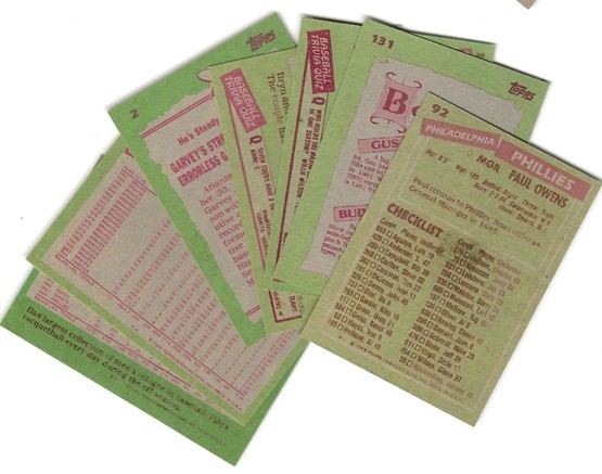 1985 TOPPS BASEBALL CARD SINGLES (1-264) *** 30¢ EACH+ ***$3.00 MINIMUM*** gallery