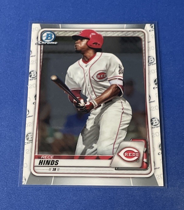 2020 Bowman Chrome Prospects #BCP-41 Rece Hinds Cincinnati Reds