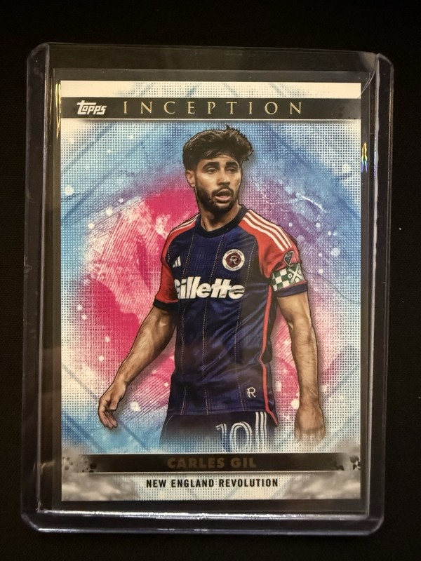 2025 Topps Inception MLS Carles Gil New England Revolution