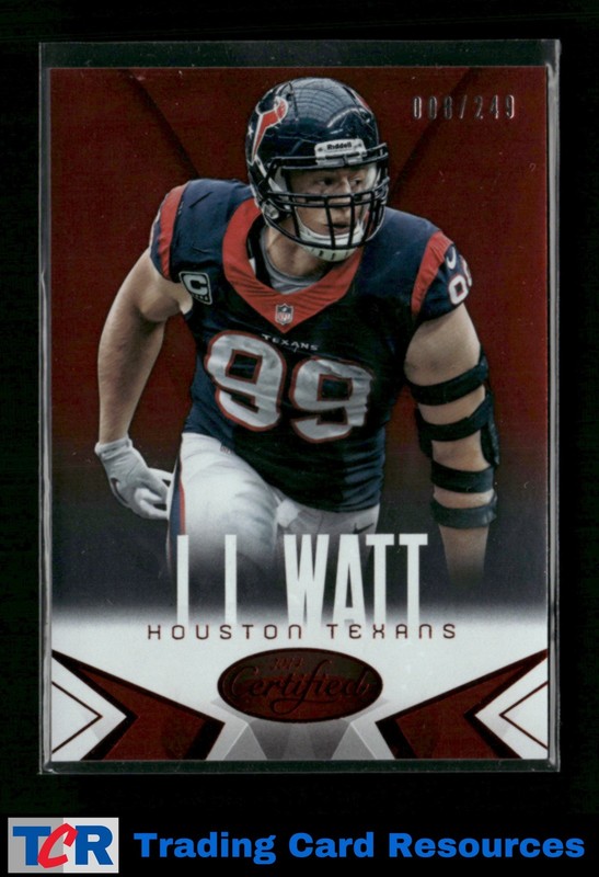 2014 Panini Certified #41 J.J. Watt Red #/249