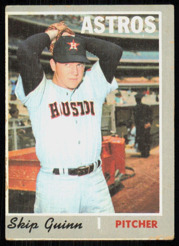 1970 Topps Skip Guinn Houston Astros #316