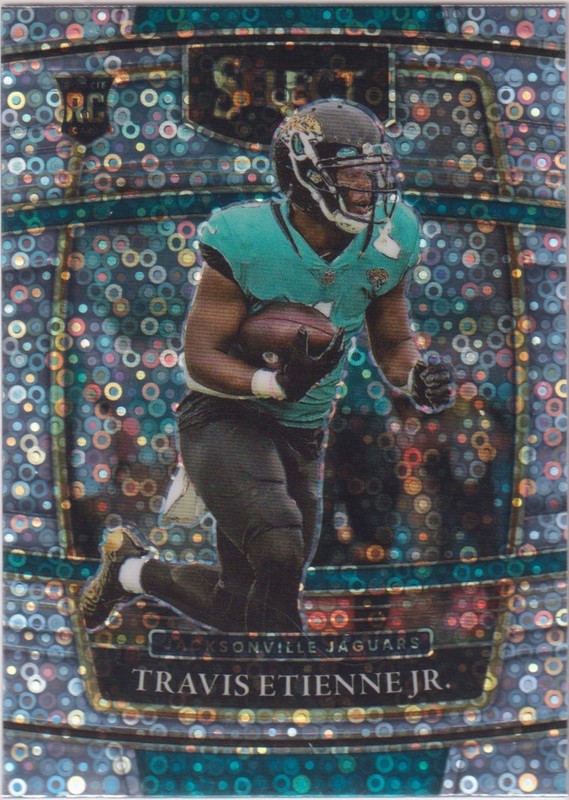 2021 Panini Select Travis Etienne Jr. Jacksonville Jaguars Disco Prizm