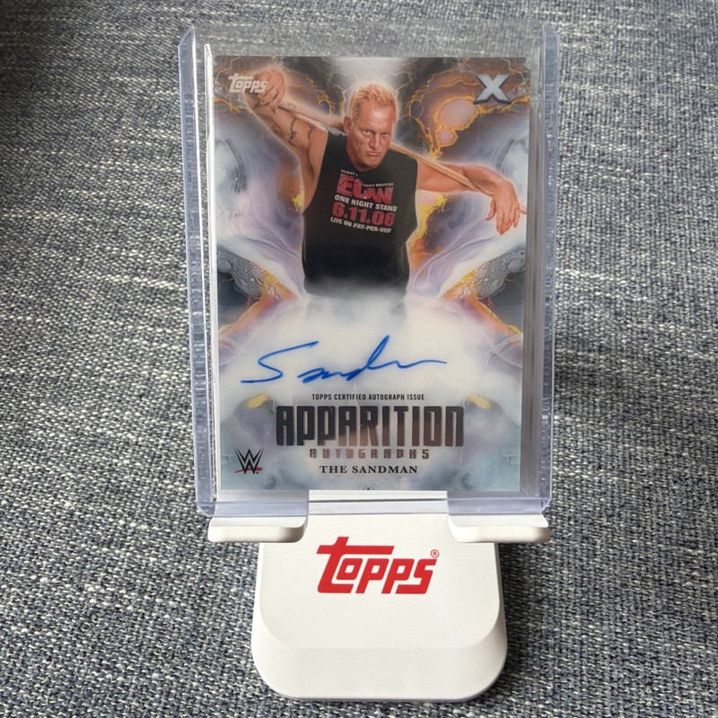 Topps 2025 Exalted WWE Apparition Autographs The Sandman!