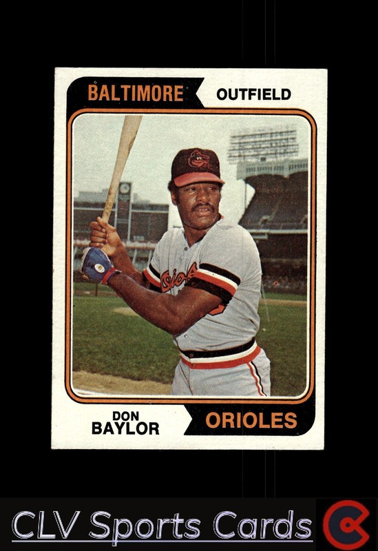 Baltimore Orioles Don Baylor #187 Topps Baseball Near Mint or Better