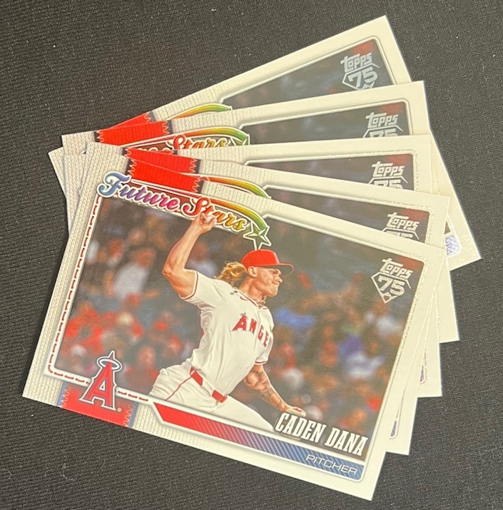 Lot of 5 – 2026 Topps Series 2 – #617 – Caden Dana – Angels -NM/Mint