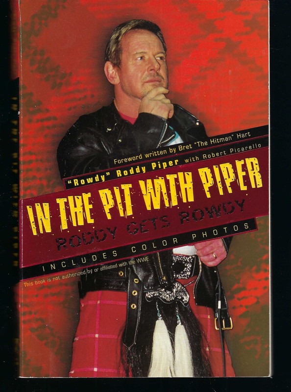 2026 ROWDY RODDY PIPER ( DECEASED ) Signed Book w/COA