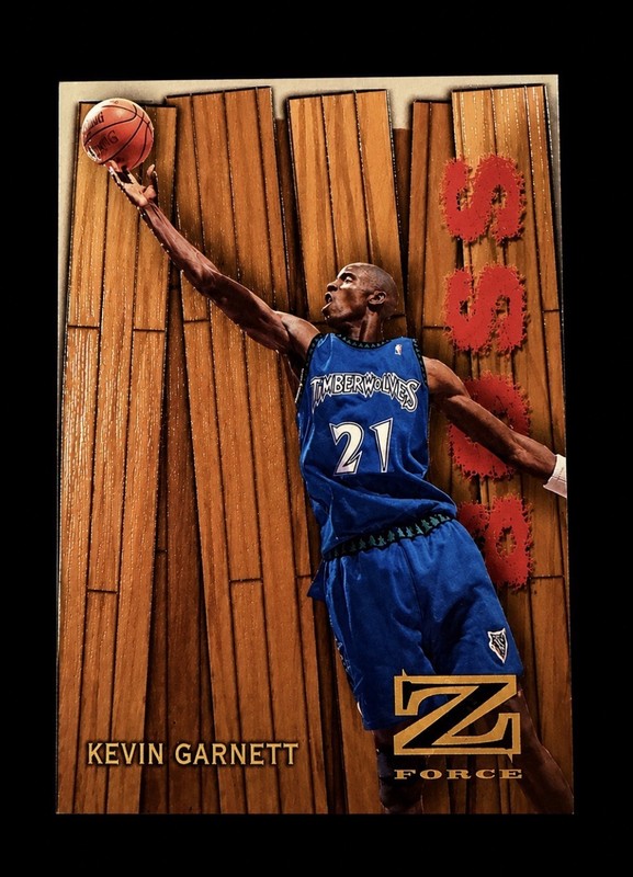 1997-98 Skybox Z-Force Kevin Garnett Super Boss Insert Timberwolves