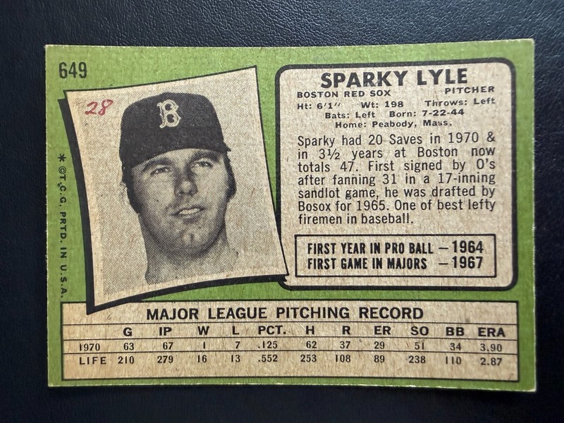 1971 Topps Baseball Cards - Singles - You Pick (Card #s 431-752) - Free Shipping gallery