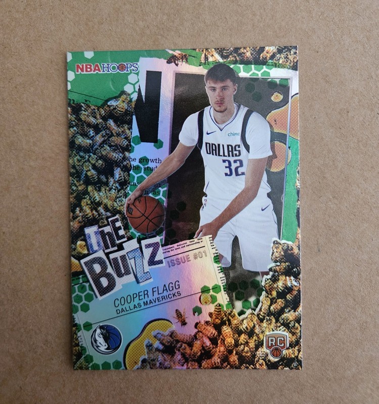 2025-26 Topps NBA Hoops – COOPER FLAGG The Buzz #TB-1 – Holo Foil (RC)