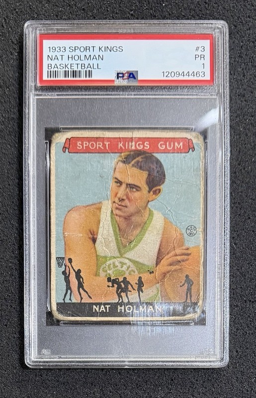 1933 Sport Kings – #3 Nat Holman – PSA 1