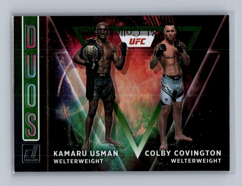 2022 Donruss UFC #4 Kamaru Usman / Colby Covington Duos