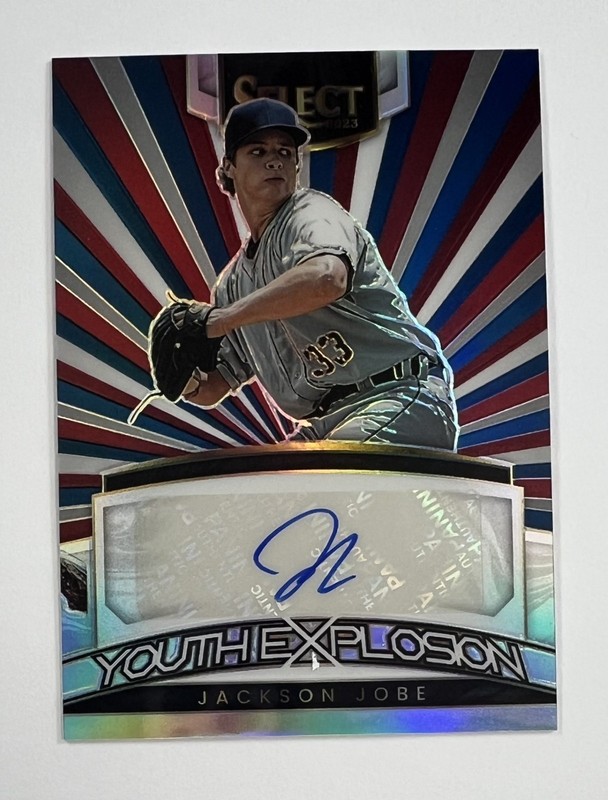 2023 Panini Select #YES-JJ Jackson Jobe Youth Explosion Auto 26/49 AR147