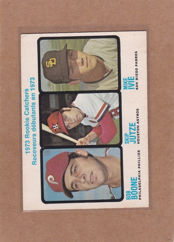 1973 O PEE CHEE BASEBALL ROOKIE CATCHERS #613 BOB BOONE VGEX/EX *A50804