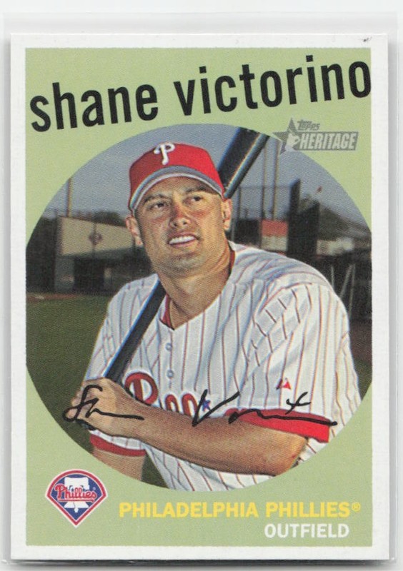 2008 Topps Heritage #227 Shane Victorino