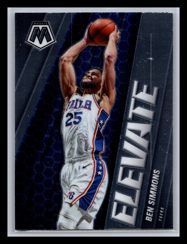 2020-21 Panini Mosaic #22 Ben Simmons Elevate