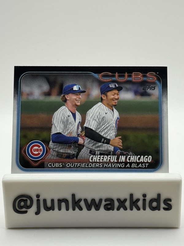 2024 Topps #371 Cheerful In Chicago (Pete Crow-Armstrong / Seiya Suzuki)