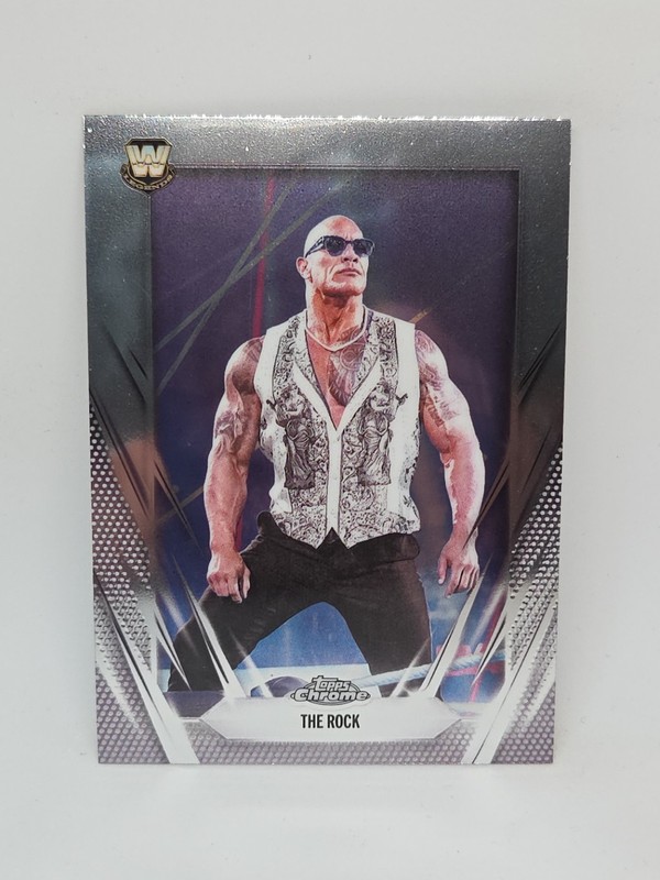 2026 Topps Chrome WWE #1 The Rock, Legend