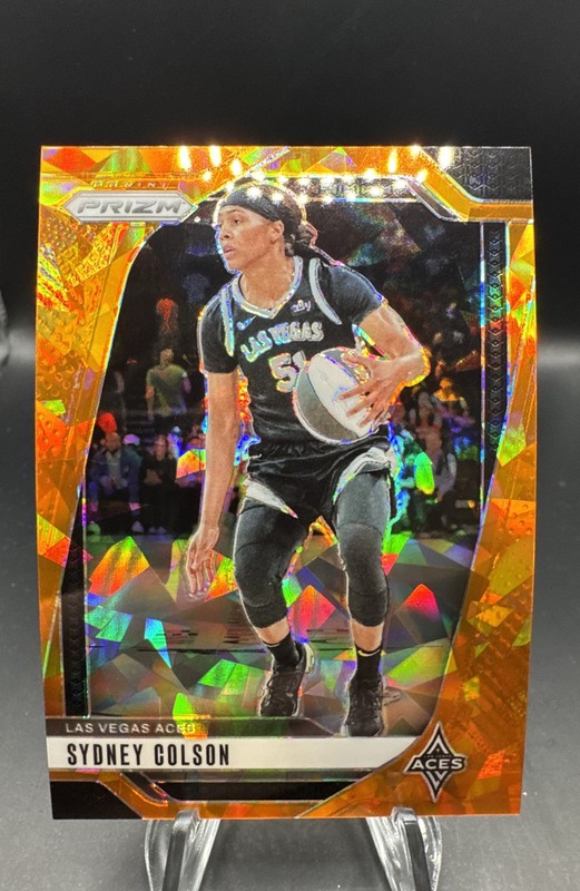 2024 Panini Prizm WNBA – Sydney Colson #73 Orange Ice Prizm