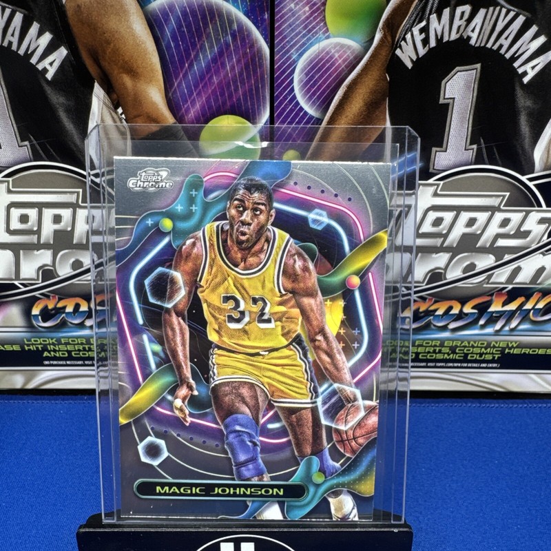 2023 Topps Chrome Cosmic Basketball Magic Johnson #57