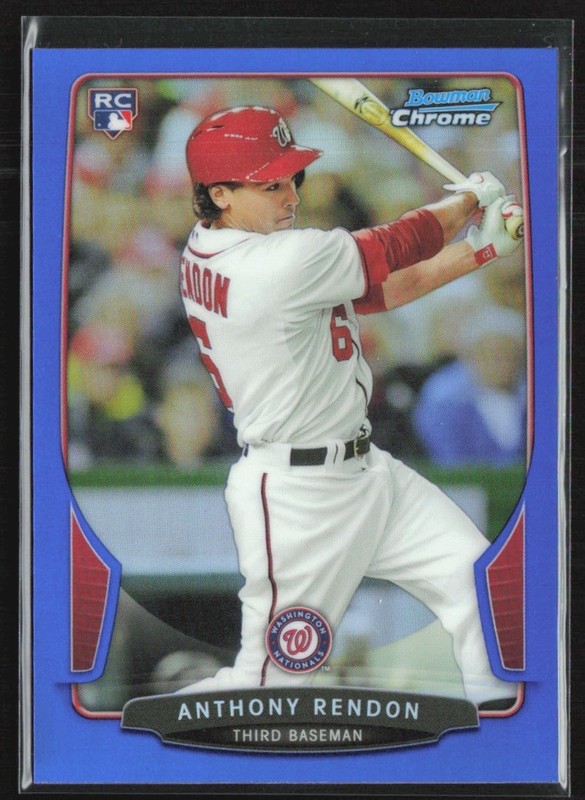Anthony Rendon 2013 Bowman Chrome Blue Refractors RC /250 #97 Washington