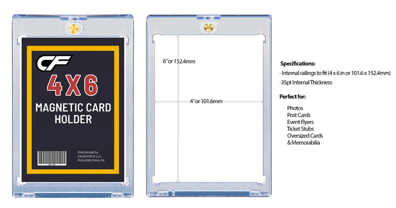 CF Magnetic Card Holder One Touch Case for Trading & Sports Cards All Pt. Sizes gallery
