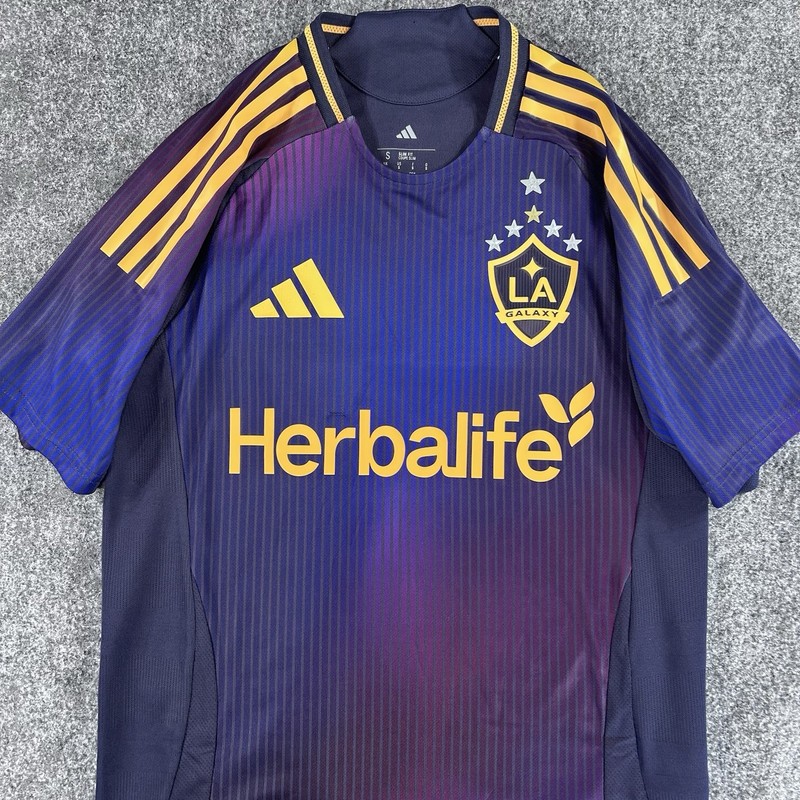 Los Angeles Galaxy Adidas Away 25/26 Purple Jersey Authentic Size Small NWT gallery