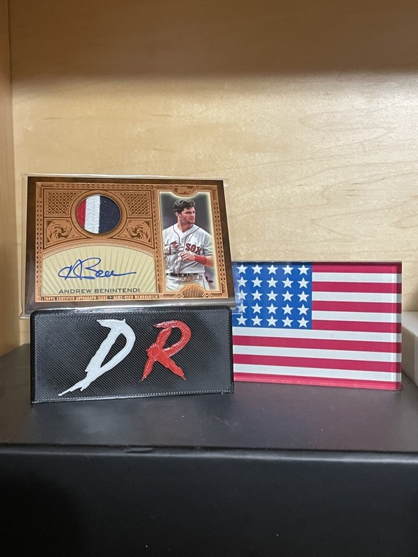 Andrew Benintendi, 2020 Topps Series 1, Reverence Patch Auto, #04/10, #TRAP-AB