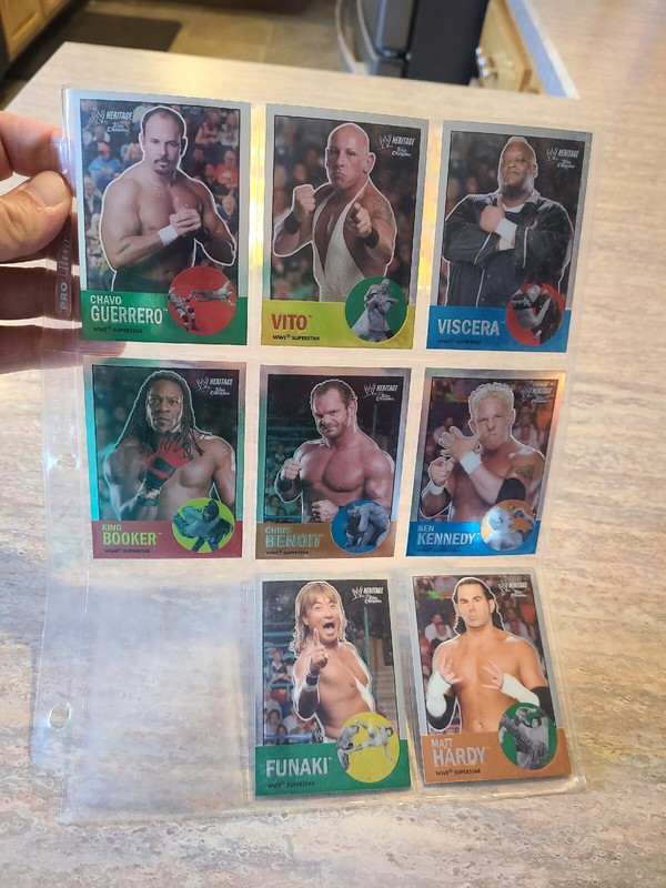 2007 WWE Topps Heritage Chrome and Turkey Red Singles Build Your Set gallery