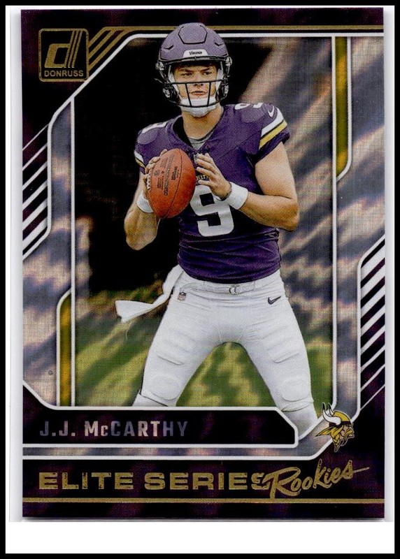 2024 Donruss #4 J.J. McCarthy The Elite Series Rookies