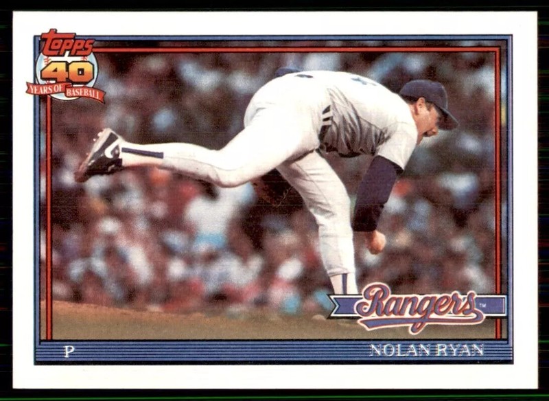1991 TOPPS BASEBALL YOU PICK NMMT #1 – #200 ****FREE SHIPPING****