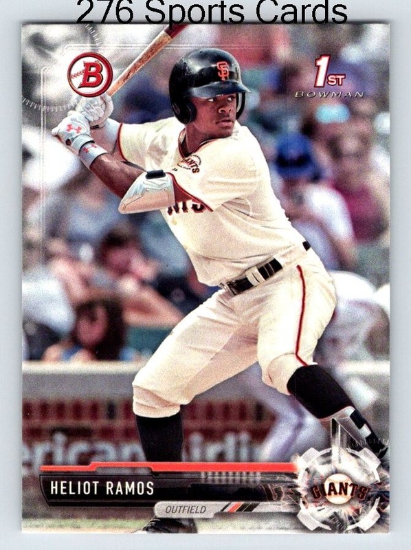 2017 Bowman Draft – Heliot Ramos #BD-12 Rookie Giants