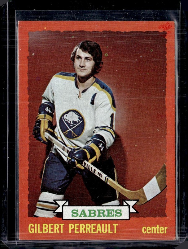 1973-74 Topps #70 Gilbert Perreault Buffalo Sabres (HOF) EX/EX-MINT