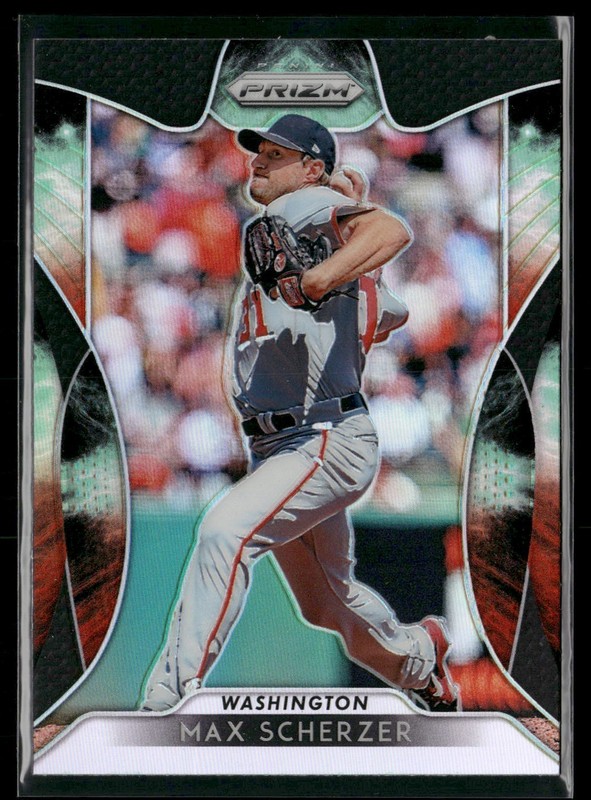 #68 Max Scherzer 2019 Panini Prizm Cosmic Haze Prizm