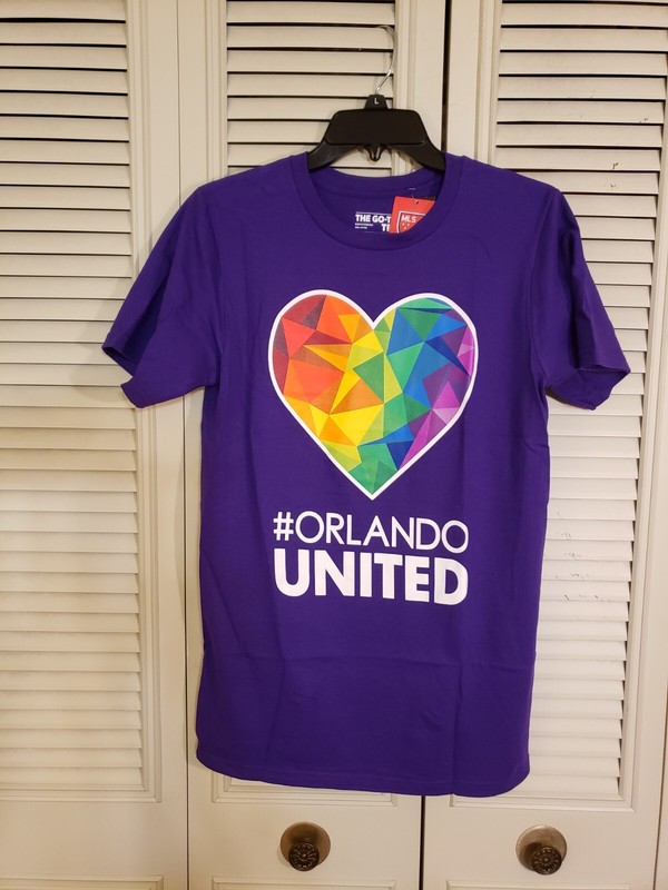 NWT Orlando United Purple Adidas T-shirt Size Small NEW!