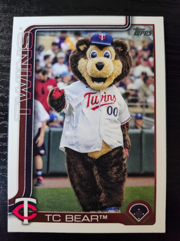 2025 Topps TC Bear Mascot Card #M15 Twins