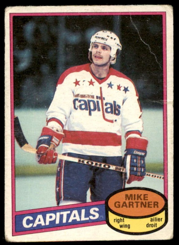 Mike Gartner Rookie Card 1980-81 O-Pee-Chee #195