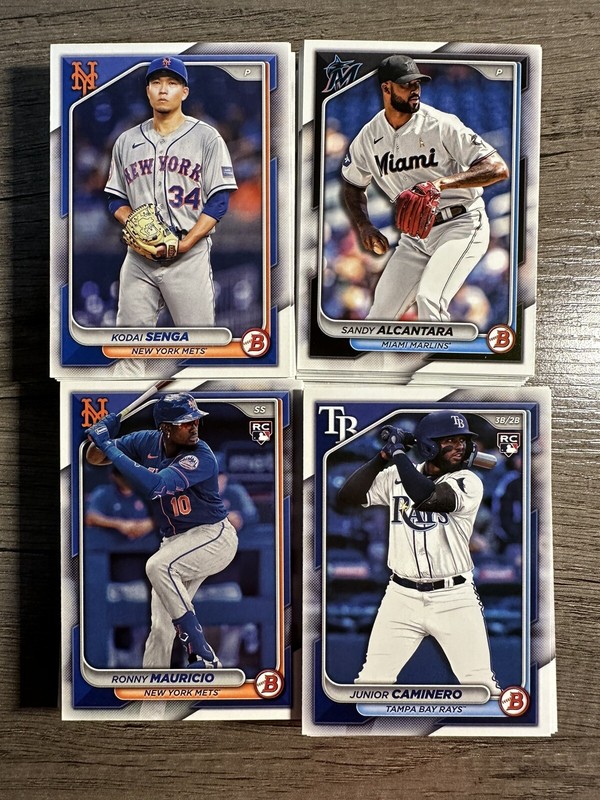2024 Bowman Baseball Paper RC’s & Vets #1-100: You Pick- Complete Your Set