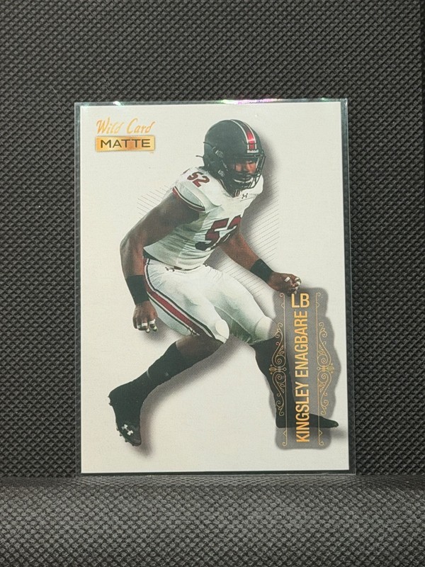 2022 Wild Card Matte Football – Kingsley Enagbare #MB-80