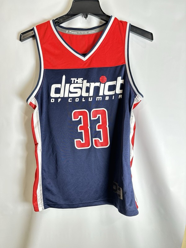 Fanatics Washington Wizards Kyle Kuzma NBA Jersey Navy Red White Size Small