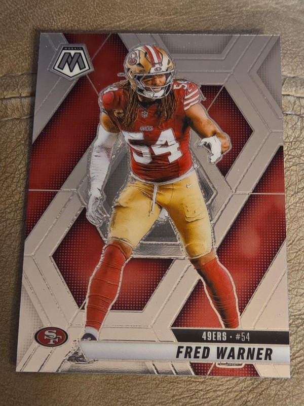 2025 Panini Mosaic Fred Warner San Francisco 49ers #165