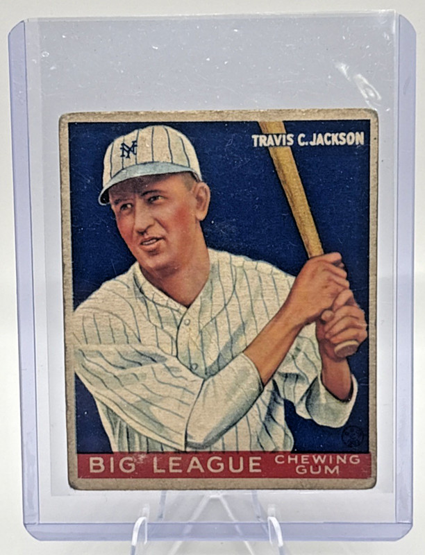 1933 Big League Chewing Gum Travis C. Jackson H.O.F.