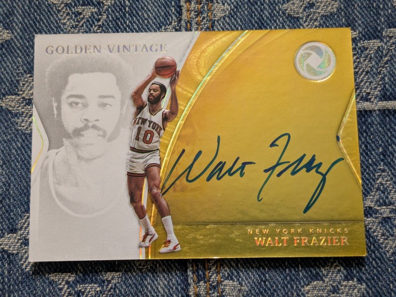 2018-19 Panini Opulence Golden Vintage Walt Frazier On Card auto 10/10 eBay 1/1