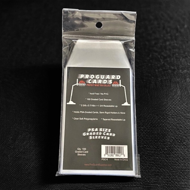 100 Perfect Fit PSA Graded Card Sleeves for PSA Slabs & More