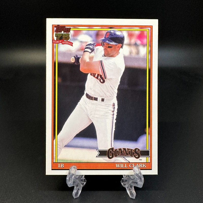 2026 Topps Series 1 Will Clark 1991 Topps Baseball #T91-11 Giants