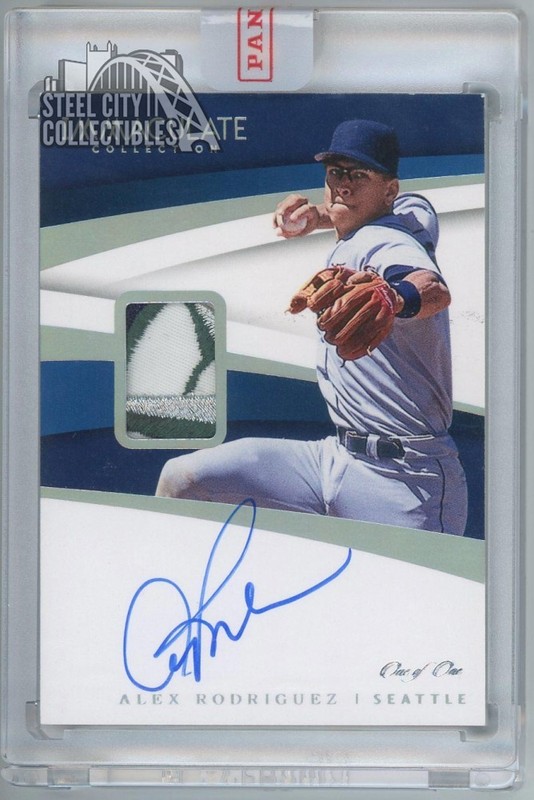 Alex Rodriguez 2018 Panini Immaculate Collection Patch Auto Card #IMS-AX 1/1