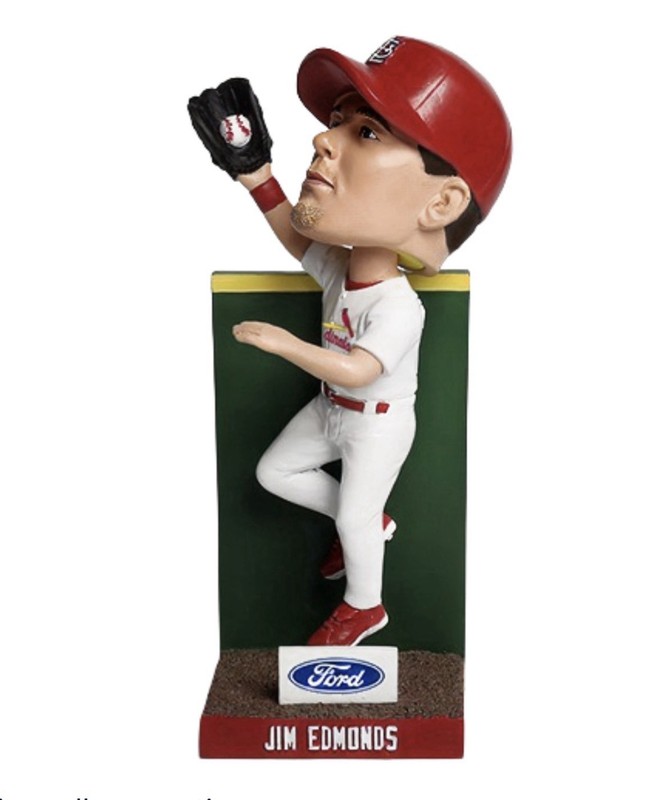 ST. LOUIS CARDINALS JIM EDMONDS BOBBLEHEAD 6/6/26 SGA NEW