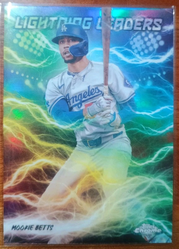 2025 Topps Chrome – Lightning Leaders Mookie Betts #LL-5