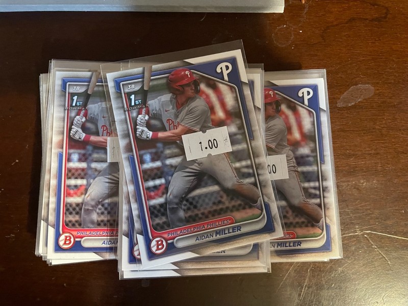 11x 2024 BOWMAN BP-27 AIDAN MILLER 1st LOT